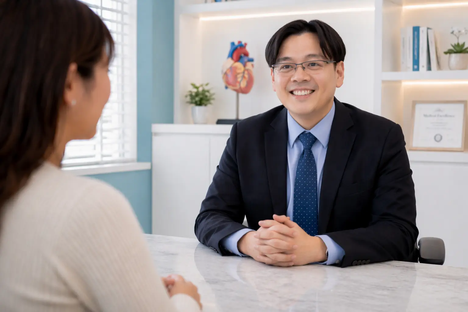 Dr Paul Lim, Senior Consultant Cardiologist, at his Singapore clinic